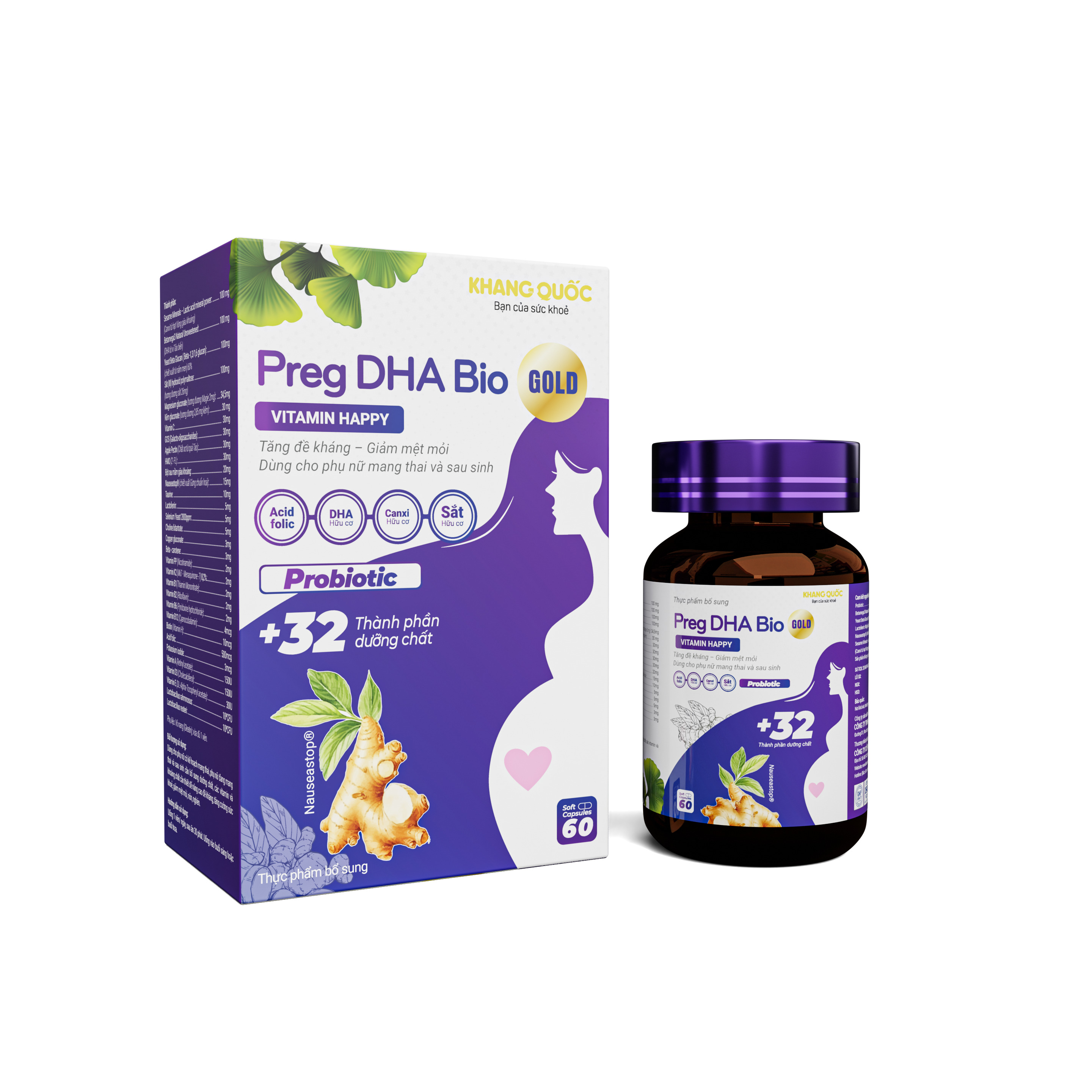 TP bổ sung cho phụ nữ mang thai Preg DHA Bio Gold